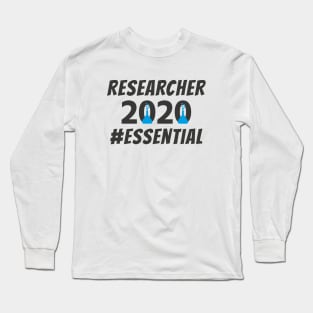 Scientist Researcher Hashtag Essential 2020 Long Sleeve T-Shirt